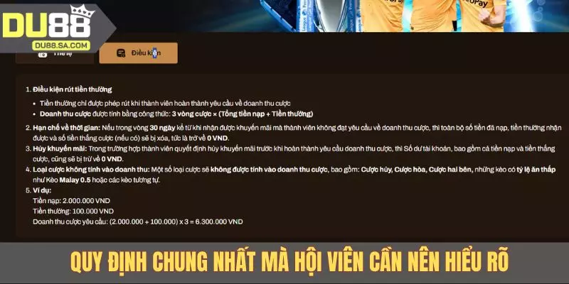 Quy định chung nhất mà hội viên cần nên hiểu rõ Quy định chung nhất mà hội viên cần nên hiểu rõ